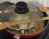 Foto del paso 3 de la receta: Crep de ZANAHORIA con relleno tipo FUGAZZA! 🥕🧅🧀