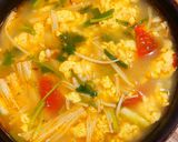 Hình bước làm 3 của món Canh vân mây