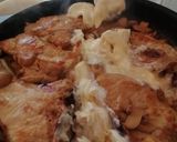 Une image de l'étape 4 de Côte de veau crème et champignons.