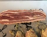 Une image de l'étape 3 de Roulés de poulet au bacon,emmental,moutarde douce et champignons.