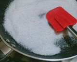 A picture of step 1 of Green coconut balls /laddu.