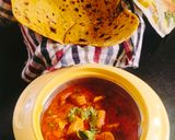 A picture of step 2 of Gatte ki sabji 😋 (Besan gatte ki sabji).