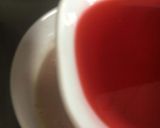 A picture of step 4 of Strawberry panna cotta.
