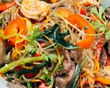 Hình bước làm 6 của món Miến HQ xào