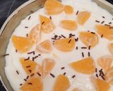A picture of step 1 of Vanilla cheesecake with cherry 🍒 topping.