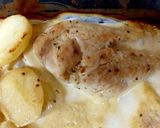 A picture of step 9 of My Chicken + Potatoes in A Creamy Mustard Sauce. 🥰 #Maimmeal.
