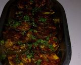 A picture of step 4 of Began bhaja.