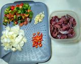 Foto langkah ke 2 dari resep Tumis Daging dan Paprika.