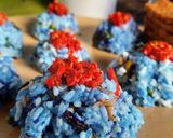 Foto langkah ke 4 dari resep Bola Nasi Biru Bunga Telang.