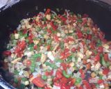 Foto del paso 2 de la receta Nachos con pollo y verduras salteadas