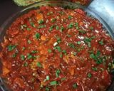 A picture of step 2 of Pizza rice.