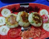 A picture of step 4 of Poha soya cutlets.