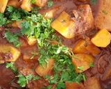 A picture of step 6 of Beef Matoke #jkonichallenge.