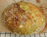 Foto langkah ke 22 dari resep Pandan Jinten Hitam Italian Herbs Cheese Sourdough Bread (Oven Tangkring).