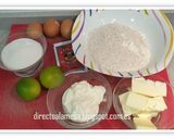 Foto del paso 1 de la receta: Bizcocho de lima