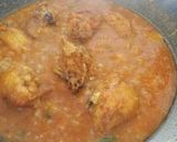 Gambar langkah 3 resipi Ayam Sambal Terung Goreng.