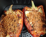 Foto del paso 6 de la receta: Pimiento rojo relleno asado "freidora de aire"