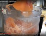 A picture of step 2 of Smoked Salmon Scotched Eggs.