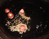 A picture of step 7 of Karahi dall.