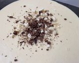 Epres fehércsokis mousse torta, eperzselével, tökmagos piskóta alapon recept fázis 8 fotója