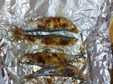 Sardinas a la plancha en papillote