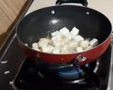 A picture of step 3 of Palak Paneer Biryani.