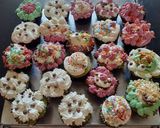 Foto langkah ke 5 dari resep Cupcake Pandan.