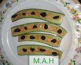 A picture of step 2 of Ants on a log 😜.