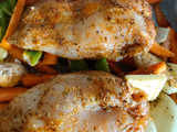 My roast chicken breast in Italian seasoning