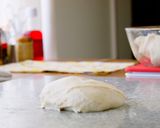 A picture of step 7 of Mini and Cute Cocoa Marble Bread | used two loaf pans.