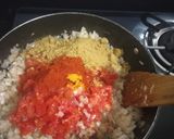 A picture of step 3 of Mashed Aubergine Curry with Pearl Millet bread.