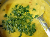 Hesarubele Bili Saru/Moong dal tomato rasam