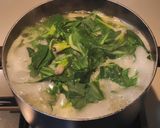 A picture of step 3 of Swiss Chard and Potato Casserole with Crispy Pepper Powder, Feta, and Lemon Zest.