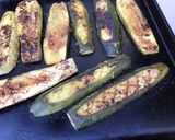 Une image de l'étape 7 de Trio de courgettes marinées et grillées.