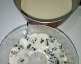 Foto langkah ke 3 dari resep Puding Coklat Oreo Milo.