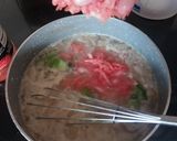 A picture of step 2 of Hot and Sour Soup.