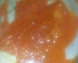 A picture of step 2 of Pakora kadhi.