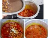 A picture of step 3 of Black Chana Curry.