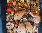 A picture of step 6 of Chicken roast with veggies.