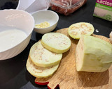 Foto del paso 2 de la receta: Berenjenas a la crema con jamón y gambas