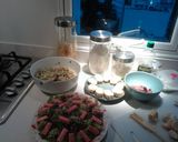 Foto del paso 1 de la receta: ENSALADA MULTICOLOR CON KANIKAMAS (palitos de cangrejo)