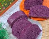 Foto langkah ke 8 dari resep Roti kukus Pontianak ubi ungu (no mixer).