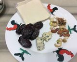 A picture of step 1 of Medjool Dates With Blue Cheese Roll Puff Pastry Pinwheel.