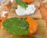 Foto del paso 3 de la receta: Puerros y Calçots con Burrata y Romesco