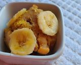 A picture of step 7 of Banana Halwa.