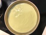 Bánh bông lan cuộn trứng muối chà bông phomai sữa chua bước làm 4 hình