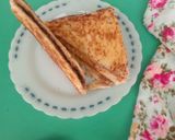 Foto langkah ke 3 dari resep Roti Panggang Selai Coklat.