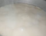 A picture of step 1 of Semovita swallow.