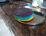 A picture of step 5 of Rainbow Cake Recipe.