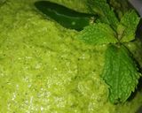 A picture of step 2 of Mint /pudina sesame seeds Chutney.